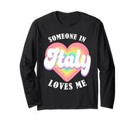 Alguien En Italia Me Quiere Orgulloso Italiano Italia Manga Larga