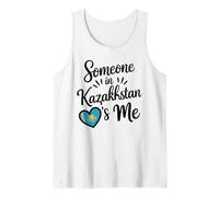 Alguien En Kazajstán Me Ama De Corazón A Larga Distancia Camiseta sin Mangas