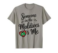 Alguien En Las Maldivas Soy Yo Corazón De Amor Romántico Camiseta