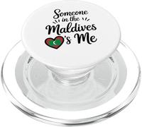 Alguien En Las Maldivas Soy Yo Corazón De Amor Romántico PopSockets PopGrip para MagSafe
