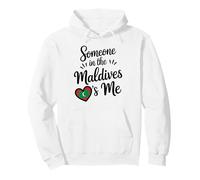 Alguien En Las Maldivas Soy Yo Corazón De Amor Romántico Sudadera con Capucha