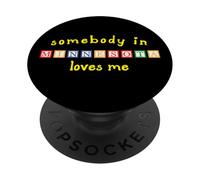 Alguien en Minnesota me ama con Bloques de construcción para niños PopSockets PopGrip Adhesivo