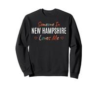 Alguien en New Hampshire me ama América EE.UU. Vintage Sudadera