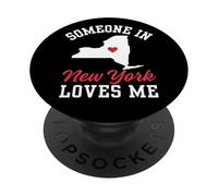 Alguien en Nueva York me ama, Nueva York Afecto Desde lejos PopSockets PopGrip Adhesivo