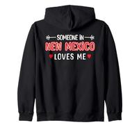 Alguien en Nuevo México me ama American Patriotic Sudadera con Capucha