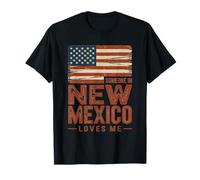 Alguien en Nuevo México Me ama Bandera de Estados Unidos Camiseta
