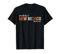 Alguien en Nuevo México Me ama Retro Alguien en NM Souvenir Camiseta