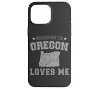 Alguien en Oregon me ama corazón Vintage State Carcasa para iPhone 16 Pro MAX
