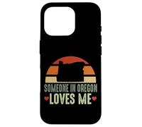 Alguien en Oregon Me ama Retro Vintage State Carcasa para iPhone 16 Pro