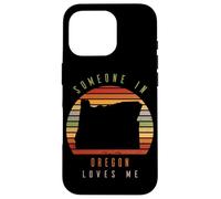 Alguien en Oregon me ama Vintage State Retro Carcasa para iPhone 16 Pro
