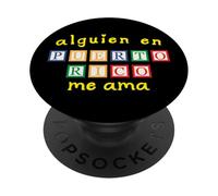 Alguien en Puerto Rico Me Ama PopSockets PopGrip Adhesivo