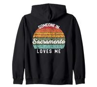Alguien en Sacramento me ama Estados Unidos Viajes Familiares D Sudadera con Capucha