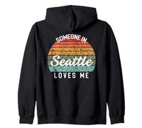 Alguien en Seattle Me ama United States Family Travel Dk Sudadera con Capucha