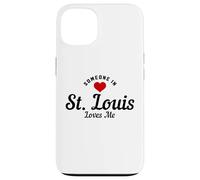 Alguien en St. Louis, Missouri, me ama Pride Vintage Carcasa para iPhone 13