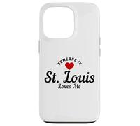 Alguien en St. Louis, Missouri, me ama Pride Vintage Carcasa para iPhone 13 Pro