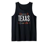Alguien en Texas Me ama América EE.UU. Vintage Camiseta sin Mangas