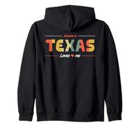 Alguien en Texas Me ama American USA Retro Sudadera con Capucha