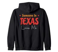 Alguien en Texas me ama Estados Unidos Estados Unidos Sudadera con Capucha