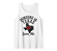 Alguien en Texas me ama Houston Dallas Orgullo Divertido Camiseta sin Mangas
