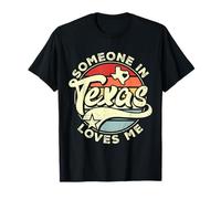 Alguien en Texas me ama Pride, retro, vintage, estado de EE. UU., Texas Camiseta