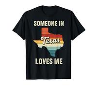 Alguien en Texas Me ama Retro Texas Vintage State Camiseta