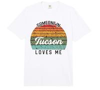 Alguien en Tucson me ama Estados Unidos Viajes Familiares Comfort Colors Adult Heavyweight T-Shirt