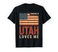 Alguien en Utah me ama Bandera de EE. UU Camiseta