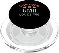 Alguien en Utah me ama Retro USA State US PopSockets PopGrip para MagSafe