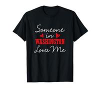 Alguien en Washington me ama Relación Pareja Camiseta