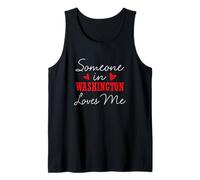 Alguien en Washington me ama Relación Pareja Camiseta sin Mangas