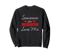 Alguien en Washington me ama Relación Pareja Sudadera