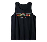 Alguien en West Virginia Me ama American USA Retro Camiseta sin Mangas