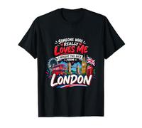 Alguien Que Realmente me ama trajo Esto de Vuelta de Londres Camiseta gráfica económica