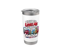 Alguien que realmente me ama trajo esto de vuelta de Londres Vaso térmico de acero inoxidable de doble pared