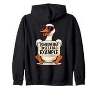 Alguien Tiene Que Dar un Mal Ejemplo, Divertido Dicho Pato Sudadera con Capucha