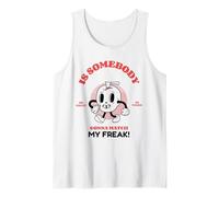 ¿Alguien va a coincidir con mi Monstruo? (Gráfico Divertido) Camiseta sin Mangas