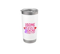 ¿Algún conejito dijo que los huevos de Pascua cazaban a las niñas domingo? Vaso térmico de acero inoxidable de doble pared