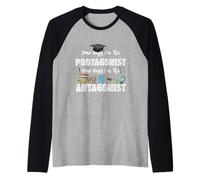 Algún día Soy el Profesor de inglés protagonista y antagonista Camiseta Manga Raglan