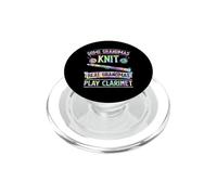 Algunas Abuelas tejen Abuelas Reales juegan Clarinete PopSockets PopGrip para MagSafe