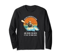 Algunas Chicas Van en Kayak en Aguas bravas y beben Demasiado Manga Larga