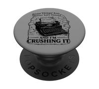 Algunas Cosas Mejor dejadas sin Decir introvertido sarcástico Cita PopSockets PopGrip Adhesivo