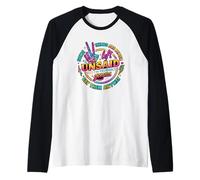 Algunas Cosas Son Mejor Dejar tipografía no dicha Camiseta Manga Raglan