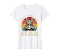 Algunas Cosas Son Mejor dejarlas Solas como yo, por Ejemplo, Cat Camiseta gráfica económica