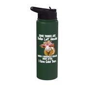 Algunas cosas son mejor dejarse sin decir! - Heifer sarcástico divertido Stainless Steel Insulated Water Bottle