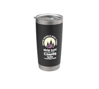 Algunas personas esperan conocerse pero me casé con mi compañero de campamento Vaso térmico de acero inoxidable de doble pared