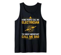 Algunas Personas me Llaman Electricista Lo más Importante Llámame papá Camiseta sin Mangas