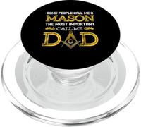 Algunas personas me llaman masón Lo más importante Llámame papá PopSockets PopGrip para MagSafe