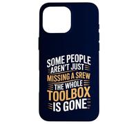 Algunas Personas no Solo faltan un Tornillo, la Caja de Herramientas se ha ido Carcasa para iPhone 16 Pro MAX