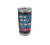 Algunas personas nunca conocen a su héroe Concientización sobre la diabetes Mamá DT1 Vaso térmico de acero inoxidable de doble pared