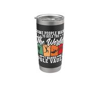 Algunas personas quieren gobernar retro ama salto de poste alto Vaso térmico de acero inoxidable de doble pared